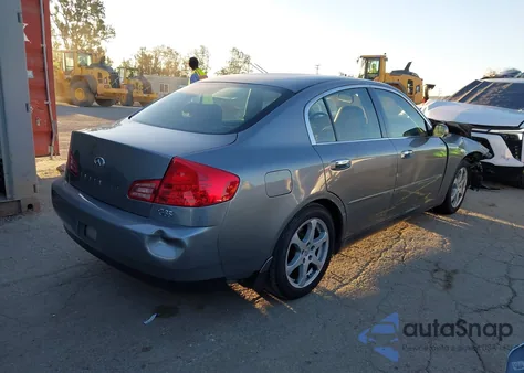 2004 Infiniti G35 z USA, uszkodzony, nr VIN JNKCV51E84M107218